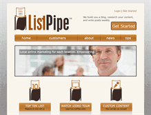 Tablet Screenshot of demoblog.listpipe.com