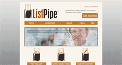 Desktop Screenshot of enagic.listpipe.com
